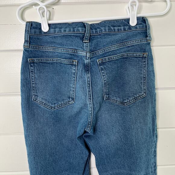 J. Crew 9" Demi Bootcut Crop Jeans Medium Wash Denim Cotton Blue Womens Size 26 - Picture 6 of 9